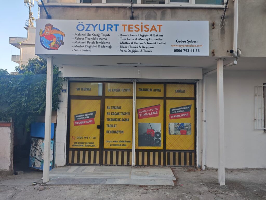 Özyurt Tesisat Gebze Çayırova Şubesi